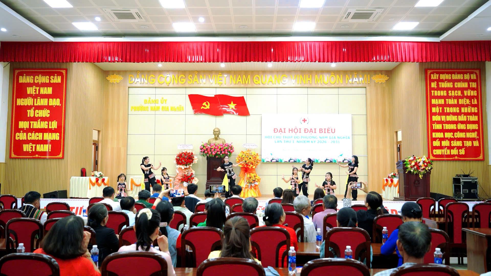 Đại hội đại biểu Hội Chữ thập đỏ phường Nam Gia Nghĩa lần thứ I, nhiệm kỳ 2026 – 2031 thành công tốt đẹp