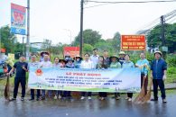 PHƯỜNG NAM GIA NGHĨA PHÁT ĐỘNG TOÀN DÂN BẢO VỆ MÔI TRƯỜNG
