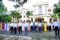 UBND PHƯỜNG NAM GIA NGHĨA TỔ CHỨC LỄ CHÀO CỜ THÁNG 9 NĂM 2025