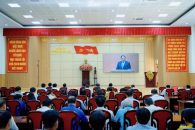 PHƯỜNG NAM GIA NGHĨA THAM GIA HỘI NGHỊ TRỰC TUYẾN TOÀN QUỐC QUÁN TRIỆT, TRIỂN KHAI THỰC HIỆN 04 NGHỊ QUYẾT CỦA BỘ CHÍNH TRỊ