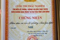 BIỂU DƯƠNG NHÂN DÂN, CÁN BỘ, CÔNG CHỨC, VIÊN CHỨC PHƯỜNG NAM GIA NGHĨA ĐẠT GIẢI NHÌ CUỘC THI TÌM HIỂU PHÒNG, CHỐNG LỪA ĐẢO TRỰC TUYẾN
