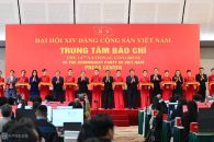 KHAI TRƯƠNG TRUNG TÂM BÁO CHÍ VÀ HỌP BÁO QUỐC TẾ VỀ ĐẠI HỘI XIV