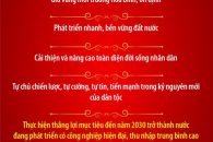 ĐẠI HỘI ĐẢNG XIV: MỤC TIÊU PHÁT TRIỂN 2026-2030 VÀ TẦM NHÌN 2045