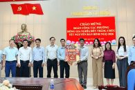 ĐẢNG ỦY PHƯỜNG ĐÔNG GIA NGHĨA THĂM, CHÚC TẾT ĐẢNG ỦY PHƯỜNG NAM GIA NGHĨA