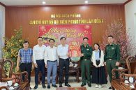 LÃNH ĐẠO PHƯỜNG NAM GIA NGHĨA THĂM, CHÚC TẾT CÁC ĐƠN VỊ ĐÓNG CHÂN TRÊN ĐỊA BÀN PHƯỜNG