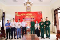 Lãnh đạo phường Nam Gia Nghĩa thăm, chúc Tết Ban Chỉ huy Phòng thủ khu vực 2 – Đông Gia Nghĩa
