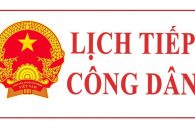 Lịch tiếp công dân định kỳ của đồng chí Bí thư Đảng uỷ, Chủ tịch HĐND phường năm 2026