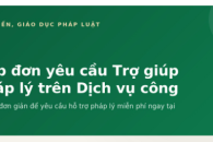 ⚖️ HƯỚNG DẪN NỘP ĐƠN YÊU CẦU TRỢ GIÚP PHÁP LÝ TRÊN DỊCH VỤ CÔNG ⚖️