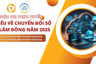🌐 PHÁT ĐỘNG CUỘC THI TRẮC NGHIỆM TRỰC TUYẾN TÌM HIỂU VỀ CHUYỂN ĐỔI SỐ TỈNH LÂM ĐỒNG NĂM 2025