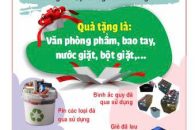 PHƯỜNG NAM GIA NGHĨA PHÁT ĐỘNG THU GOM CHẤT THẢI NGUY HẠI – ĐỔI CHẤT THẢI LẤY QUÀ TẶNG!